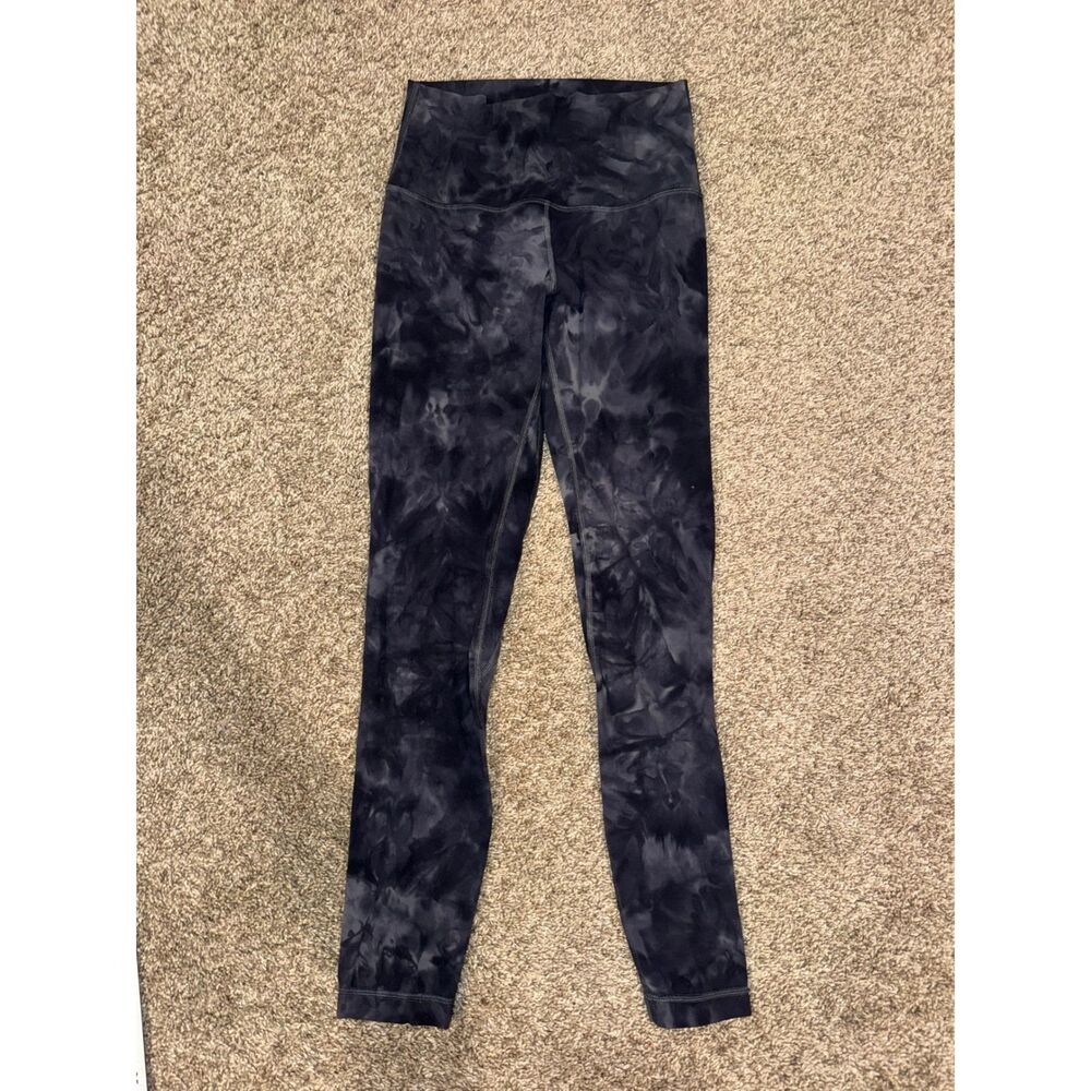 Lululemon Align High-Rise Pant 25 Diamond Dye Graphite Grey Bronze Green Size 4
